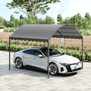 Garden Sanctuary Outdoor Metal Arched Pergola with Shade