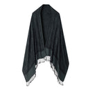 Elegant Jacquard Faux Cashmere Scarf Shawl