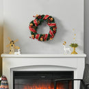 Lifeideas Red Ribbon Light-Up Christmas Wreath Decoration