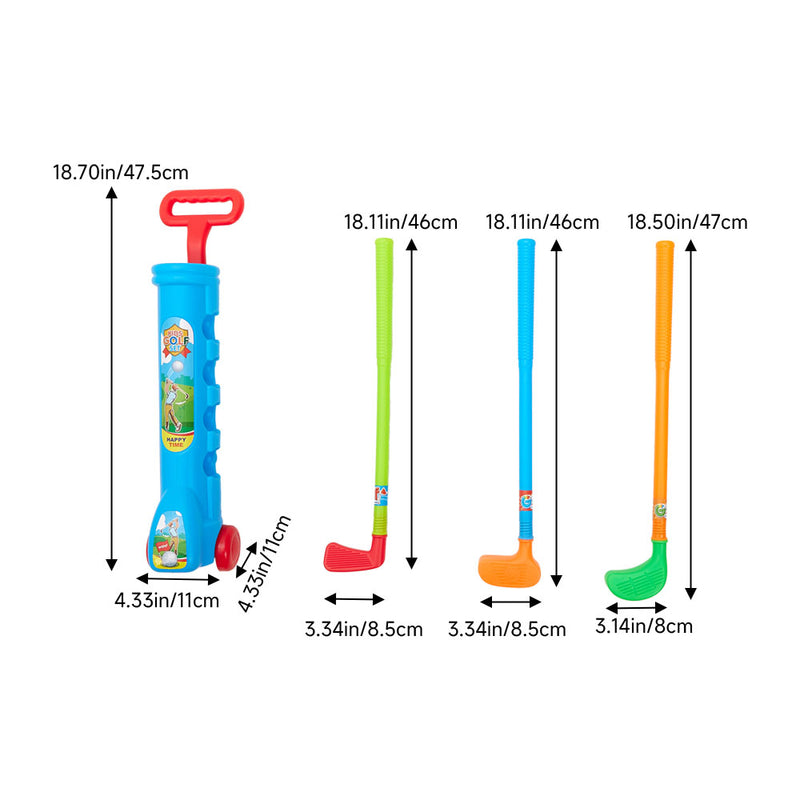 KidKid Golf Club Toy Set with Golf Cart for Kid