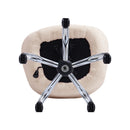 Livingandhome Comfy Plush Swivel Office Chair Adjustable Height