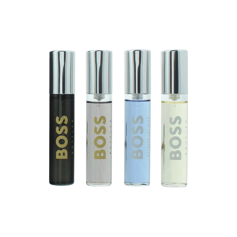 Hugo Boss Bottled 4 Piece Gift Set: EDP 10ml - EDT 10ml - Infinite EDP 10ml - Parfum 10ml