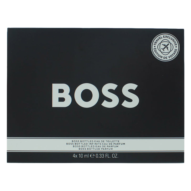 Hugo Boss Bottled 4 Piece Gift Set: EDP 10ml - EDT 10ml - Infinite EDP 10ml - Parfum 10ml