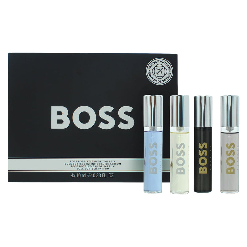 Hugo Boss Bottled 4 Piece Gift Set: EDP 10ml - EDT 10ml - Infinite EDP 10ml - Parfum 10ml