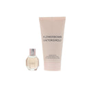 Viktor & Rolf Flowerbomb 2 Piece Gift Set: Eau De Parfum 7ml - Body Lotion 50ml
