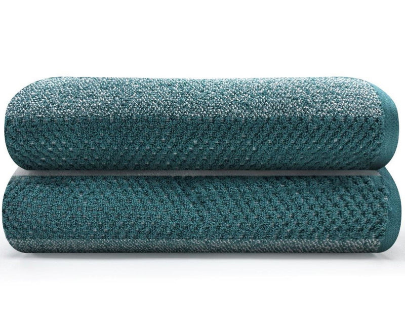 Royal Stripe Towels - Teal