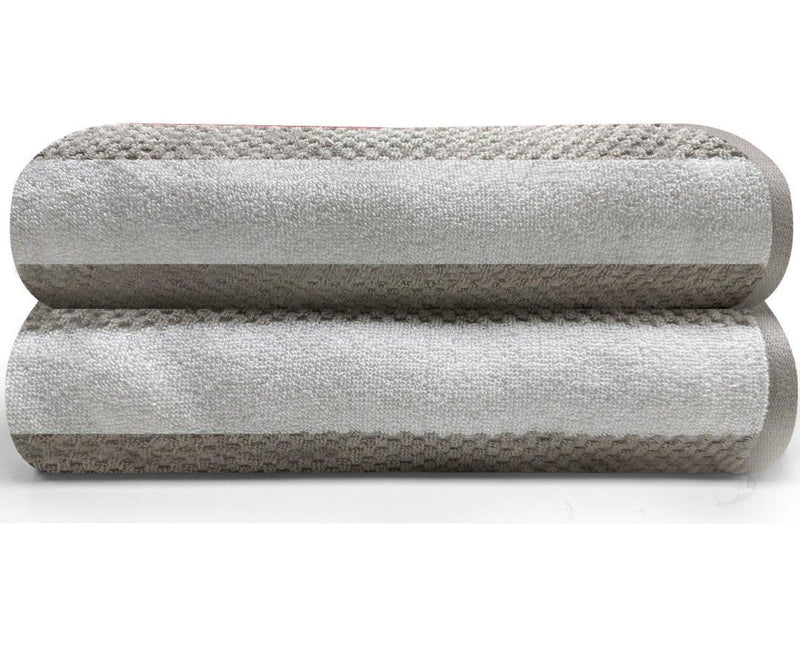 Royal Stripe Towels - Natural