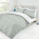 Lewis's Printed Bed In A Bag - Sage Green Polka Dot