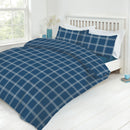 Lewis's Printed Bed In A Bag - Teal Check