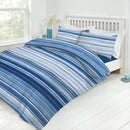 Lewis's Printed Bed In A Bag - Blue Stripe