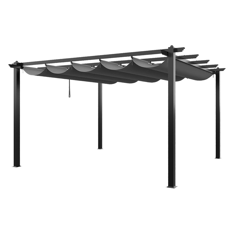 Breeins Retractable Roof Pergola with Weatherproof Canopy