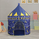 Livingandhome Star and Moon Round Kids Playhouse Home Toy