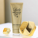 Paco Rabanne Lady Million 3 Piece Gift Set: Eau De Parfum 80ml - Body Lotion 100ml - Eau De Parfum 5ml