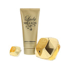 Paco Rabanne Lady Million 3 Piece Gift Set: Eau De Parfum 80ml - Body Lotion 100ml - Eau De Parfum 5ml