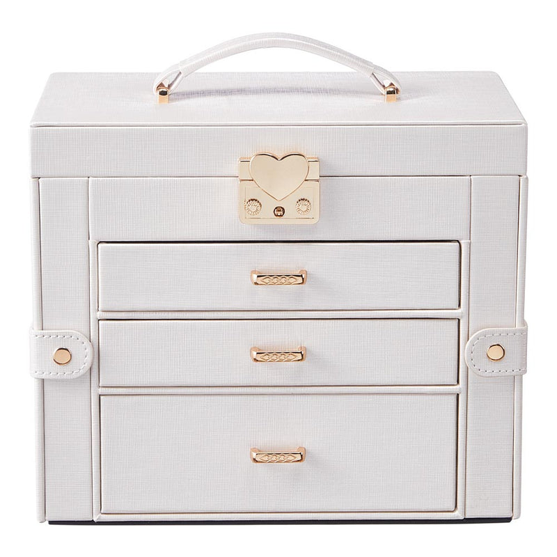 Sheonly Velvet Lined Jewellery Storage Box with Lock