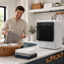 HOMCOM 5kg Vented Tumble Dryer, 1000W Compact Front Tumble Dryer, White