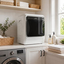 HOMCOM 5kg Vented Tumble Dryer, 1000W Compact Front Tumble Dryer, White