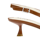 Slingback Pointed Closed Toe Heels Pumps Sandals