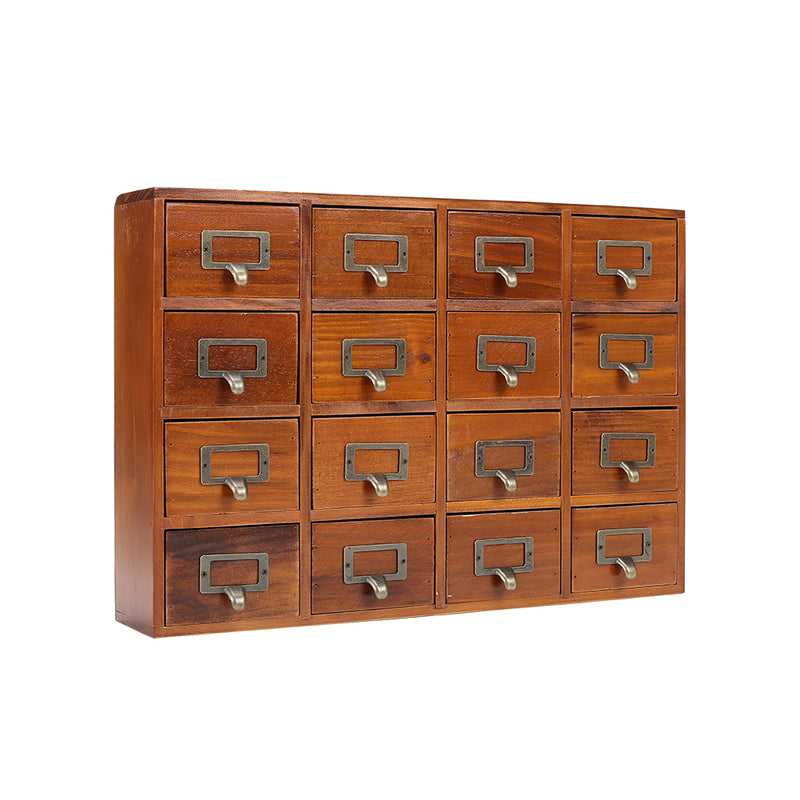 Lifeideas Retro Wooden Drawer Organzier Box