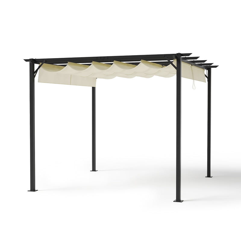 Breeins Sun Shelter Steel Pergola for Outdoors