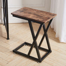 Livingandhome Vintage C-shaped Side Table