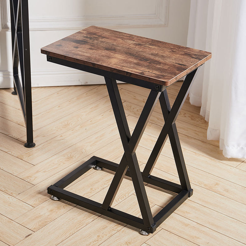 Livingandhome Vintage C-shaped Side Table