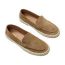 Slip-on Suede Loafers - Tan