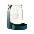 Livingandhome Christmas Tree Desktop Jewelry Display Holder with Drawer