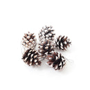 Lifeideas 30-Piece Pine Cone Christmas Tree Hanging Ornament Set