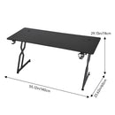 Livingandhome Durable Gaming Table with Cup Holder