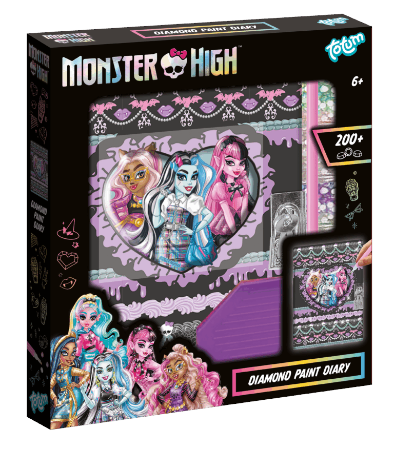 Monster High Diamond Paint Diary