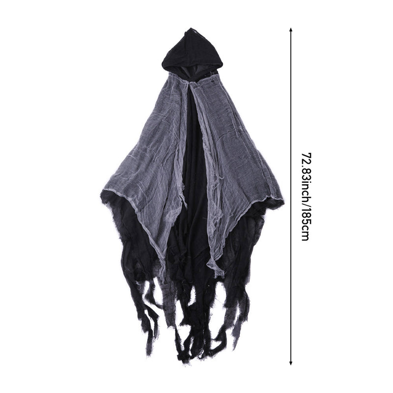 Spooky Skeleton Cloak Halloween Outfit