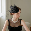 Black Vintage Fashion Fascinator