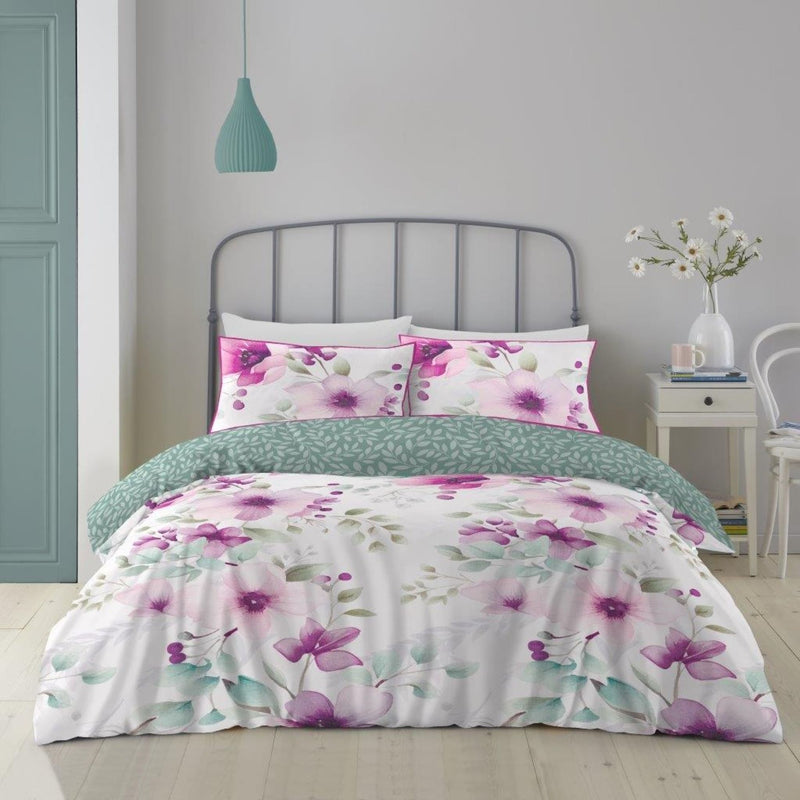 Daphne Super Dreamer Printed Complete Bedding Set - Duck Egg