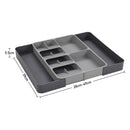 Livingandhome Expandable 12-Compartment Cutlery Tray Drawer Organiser