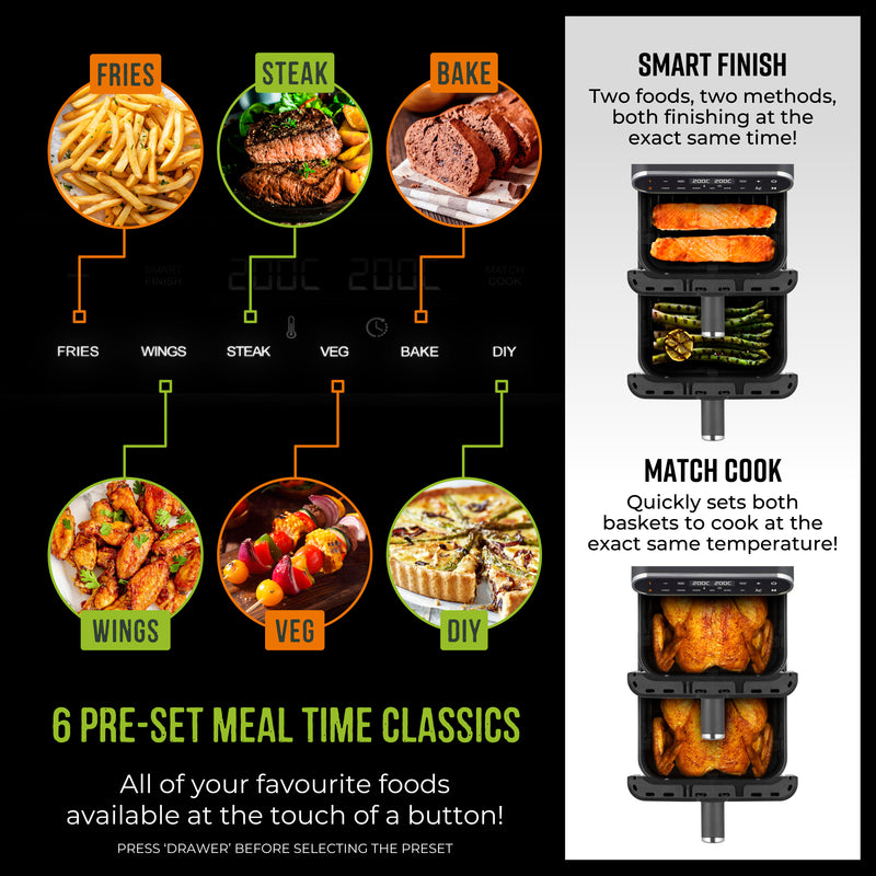 Tower Dual Layer 11L Airfryer