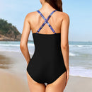 Womens Cut-Out Swimsuit with Cross Straps