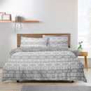 Christmas Snowflake Duvet Set - Grey