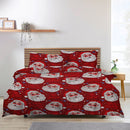 Christmas Santa We Believe Duvet Set - Red