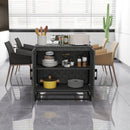 HOMCOM Modern Storage Cupboard with Adjustable Shelf and 2 Doors