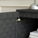 HOMCOM Modern Storage Cupboard with Adjustable Shelf and 2 Doors