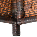 Outsunny Rattan Dining Set 9 Piece - Brown