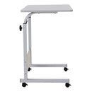 Height Adjustable Mobile Table Overbed Desk With Wheels