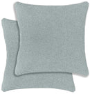 Enhanced Living Austin/Dallas Textured Pair of Cushion Covers - 43x43cm