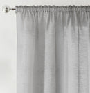 Rhodes Silver Linen-Look Sheer Voile Panels Pair