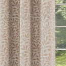 Enhanced Living Sherwood 100% Blackout, Thermal Natural Cream/Beige Curtains with Eyelet Header - Pair