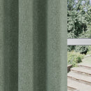 Enhanced Living Dallas 100% Blackout Thermal Natural Green Curtains with 3" Tape Top Header - Pair