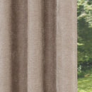 Enhanced Living Knightsbridge 100% Blackout, Thermal Grey Single Door Curtain with Eyelet Header