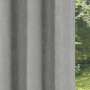 Enhanced Living Knightsbridge 100% Blackout, Thermal Grey Curtains with Eyelet Header - Pair