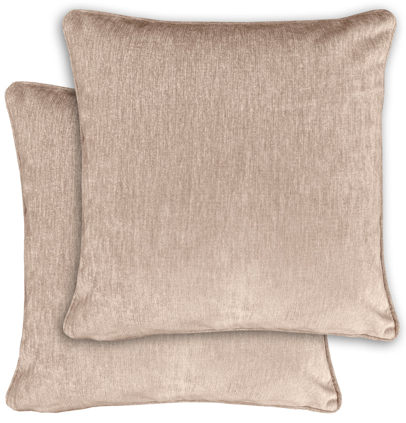 Enhanced Living Pair of Chenille Cushion Covers - 43x43cm - Cases Only